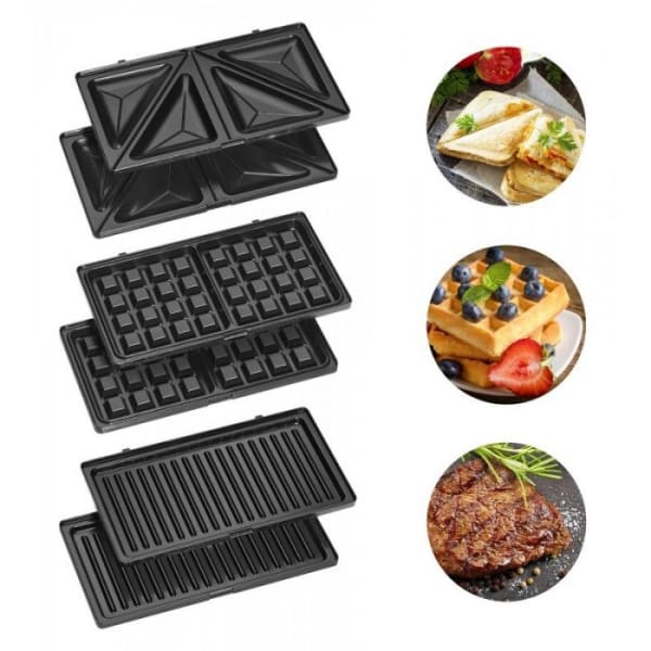 Appareil multi grille CLATRONIC 3EN1 800W - NOIR&INOX (STWA3670) Appareil multi grille CLATRONIC 3EN1 800W - NOIR&INOX (STWA3670)